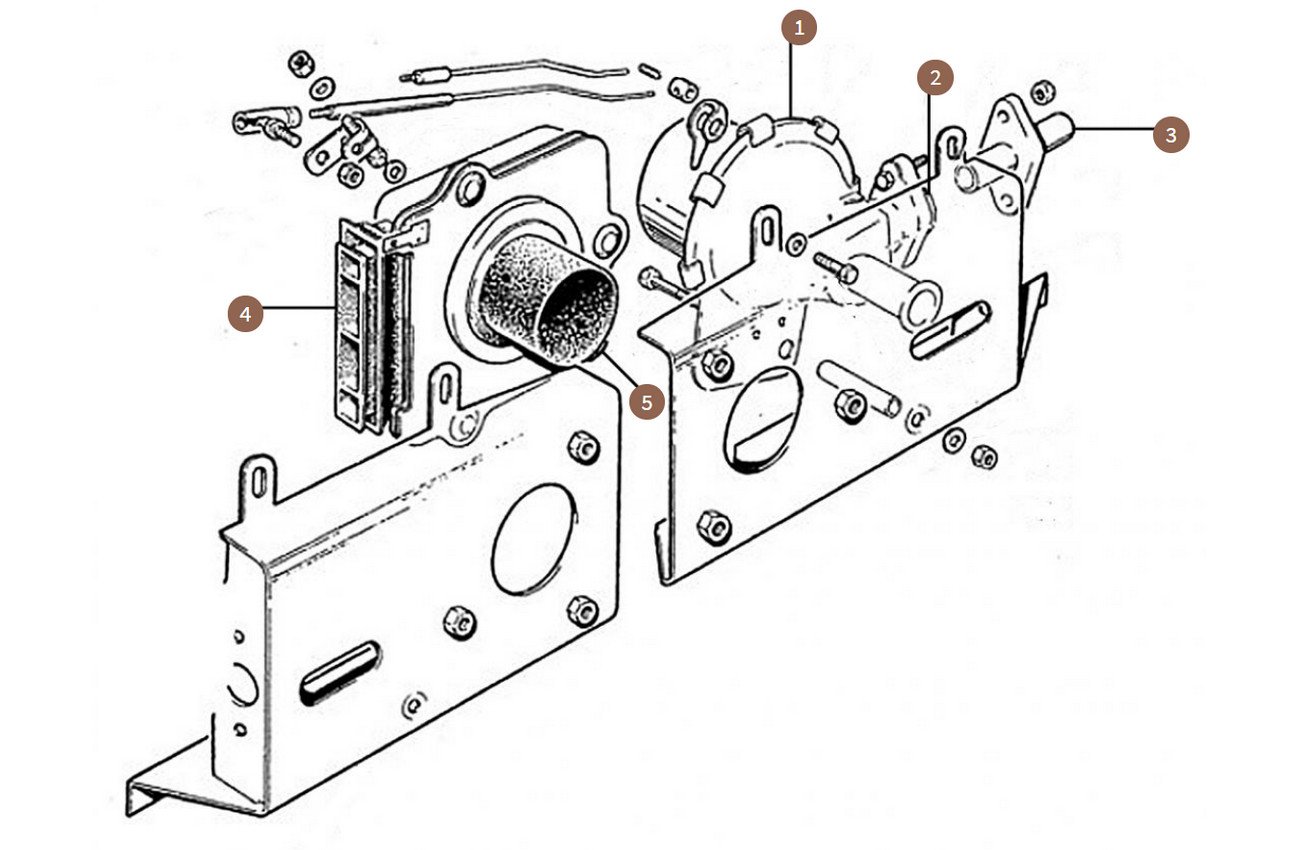 Heater tap & motor