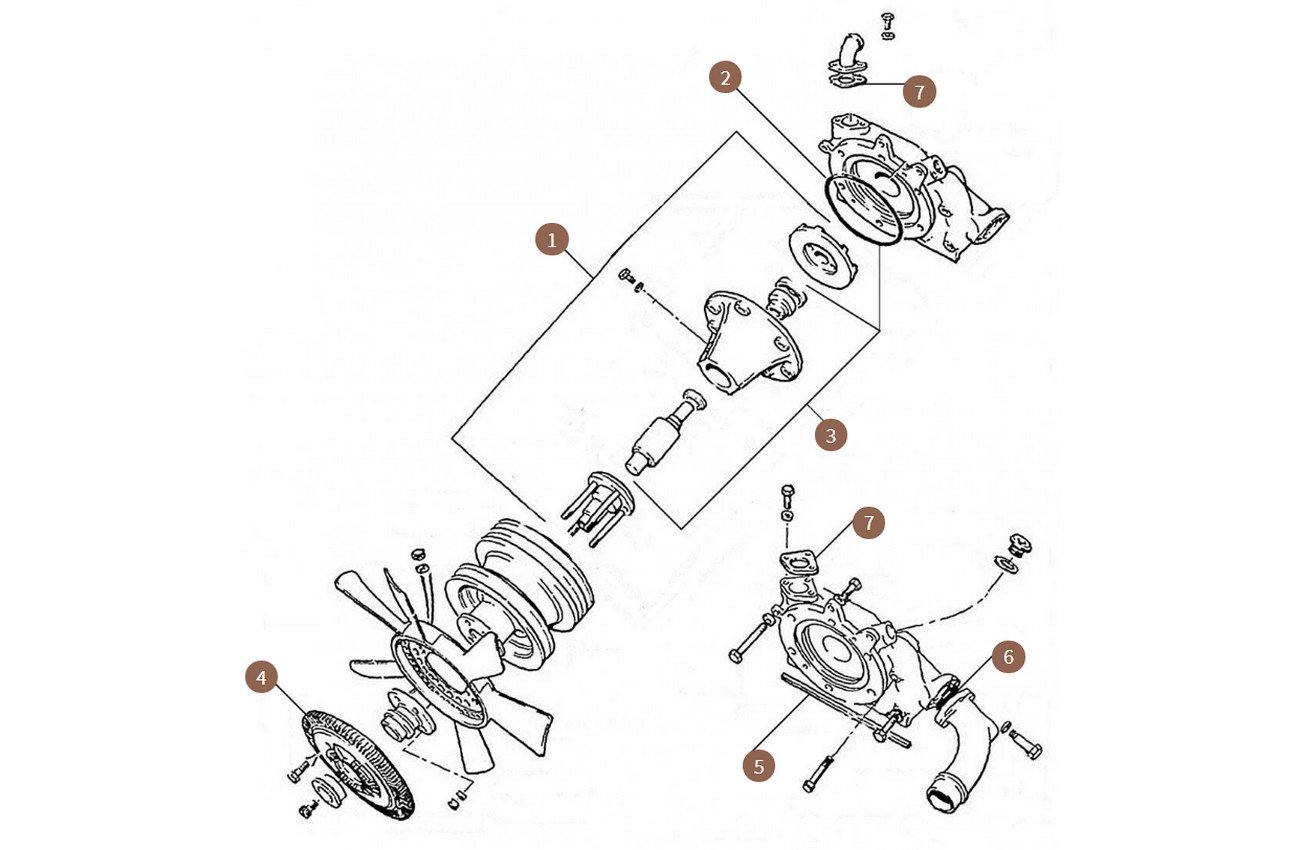 Water Pump & Viscous Coupling