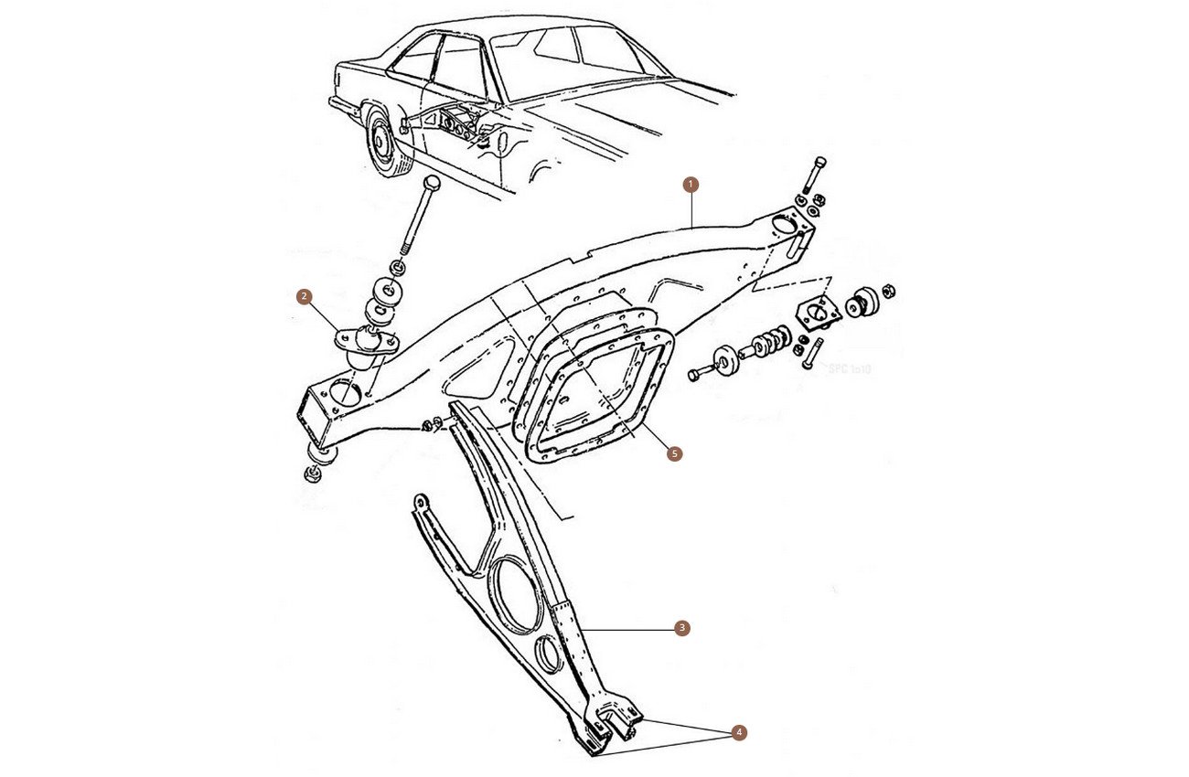 Differential Carrier & Torque Arm