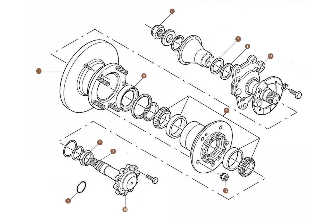 Rear Hub & Wheel Bearings