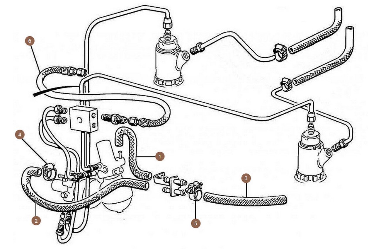 Return Hoses Accumulator 