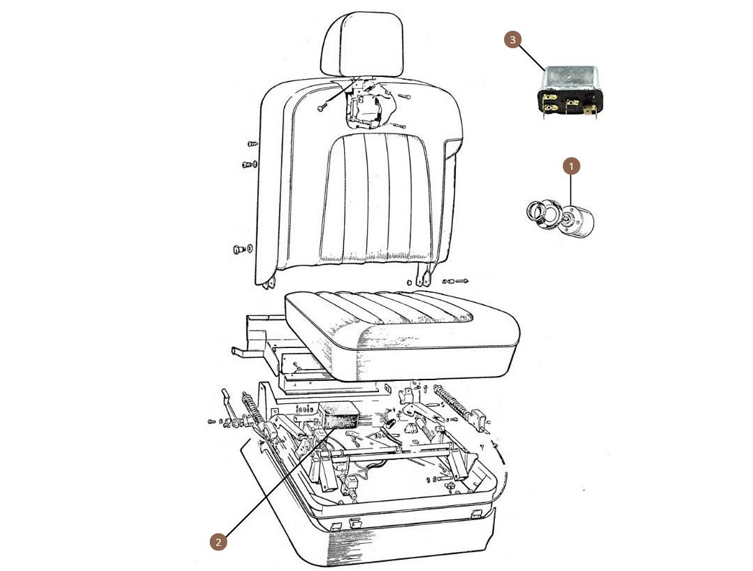 Seat Switches, Motors & Relays