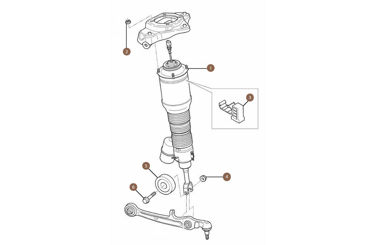 Air Spring Damper Front