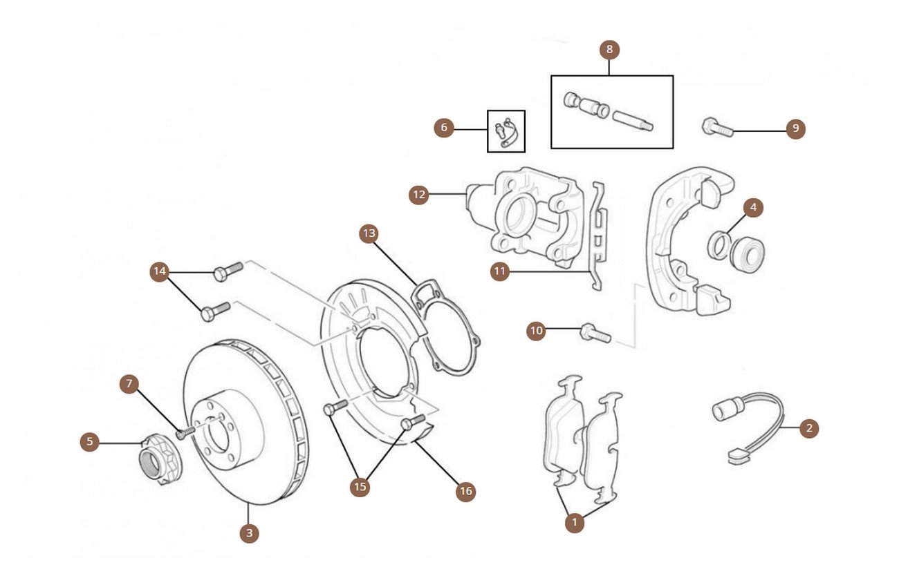 Rear Brake Discs, Pads & Calipers