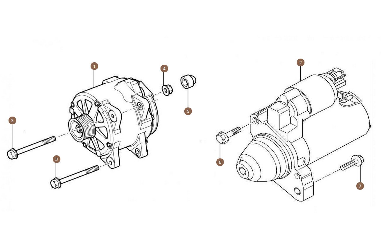 Alternator & Starter Motor