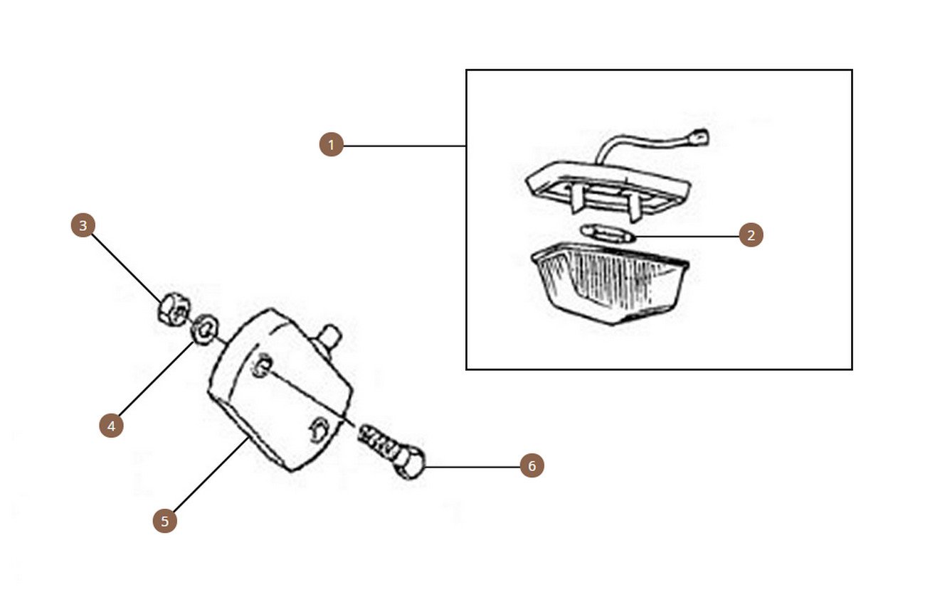 Bonnet Lamp & Switch