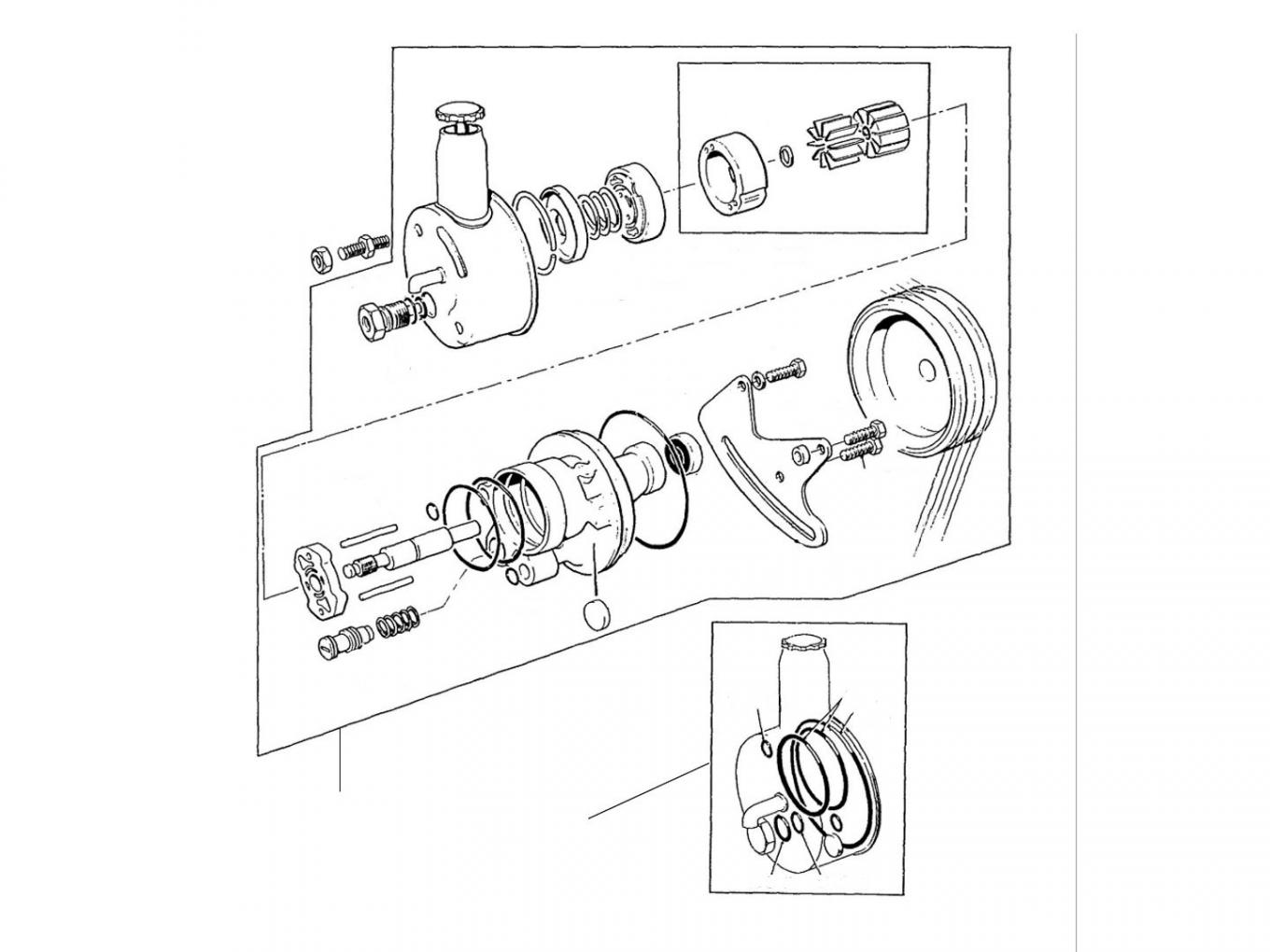 31084 Steering pump UE39652 - VIN 01001 till 16930