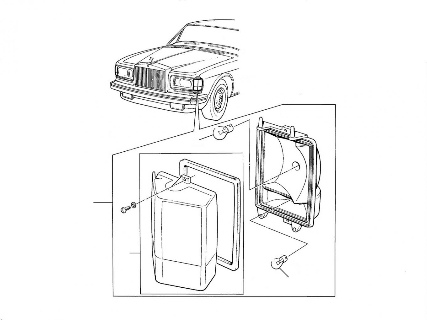 40680 Lights & Lenses Front indicator, Lenses & Relays - Front Indicator Clear & Amber Lens