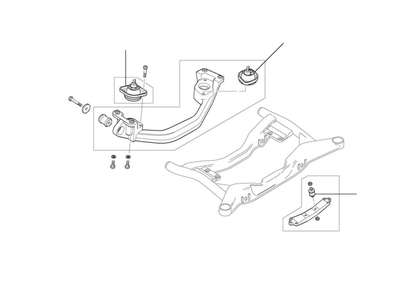 50308 Bentley Arnage Green Label Mounts - Mounts