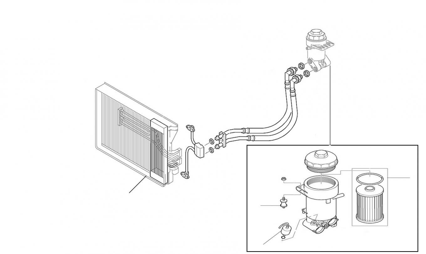 50310 Bentley Arnage Green Oil system cooler - Oil system