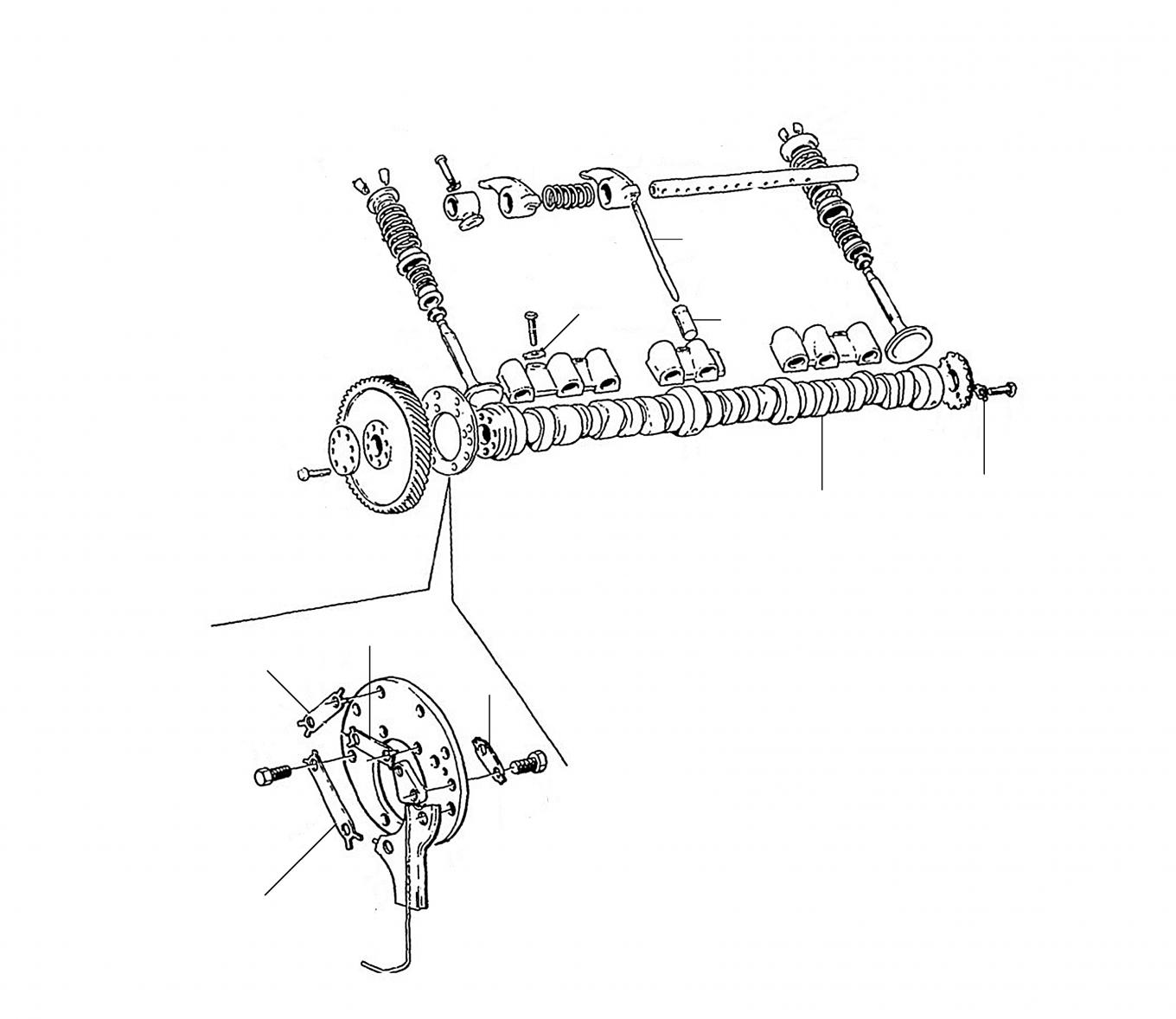 30730 Camshaft 01001-39627 - VIN 01001 till 39627