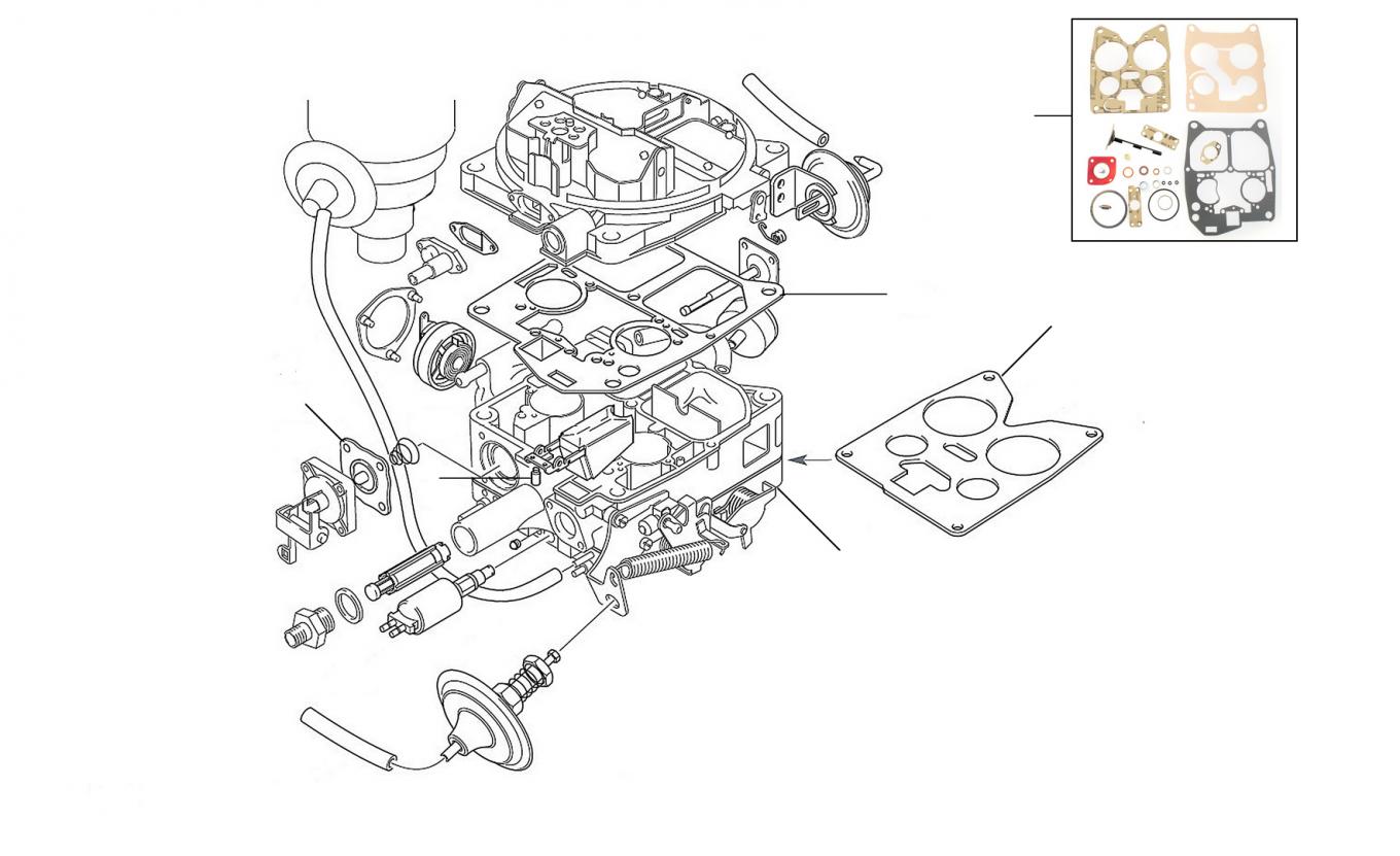 41504 Carburettor Solex - VIN 26159 till 50756