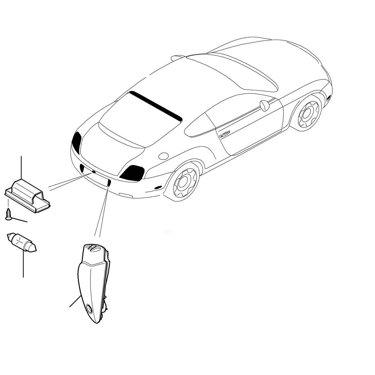 60412 High mounted stop lamp - 2003 till 2011