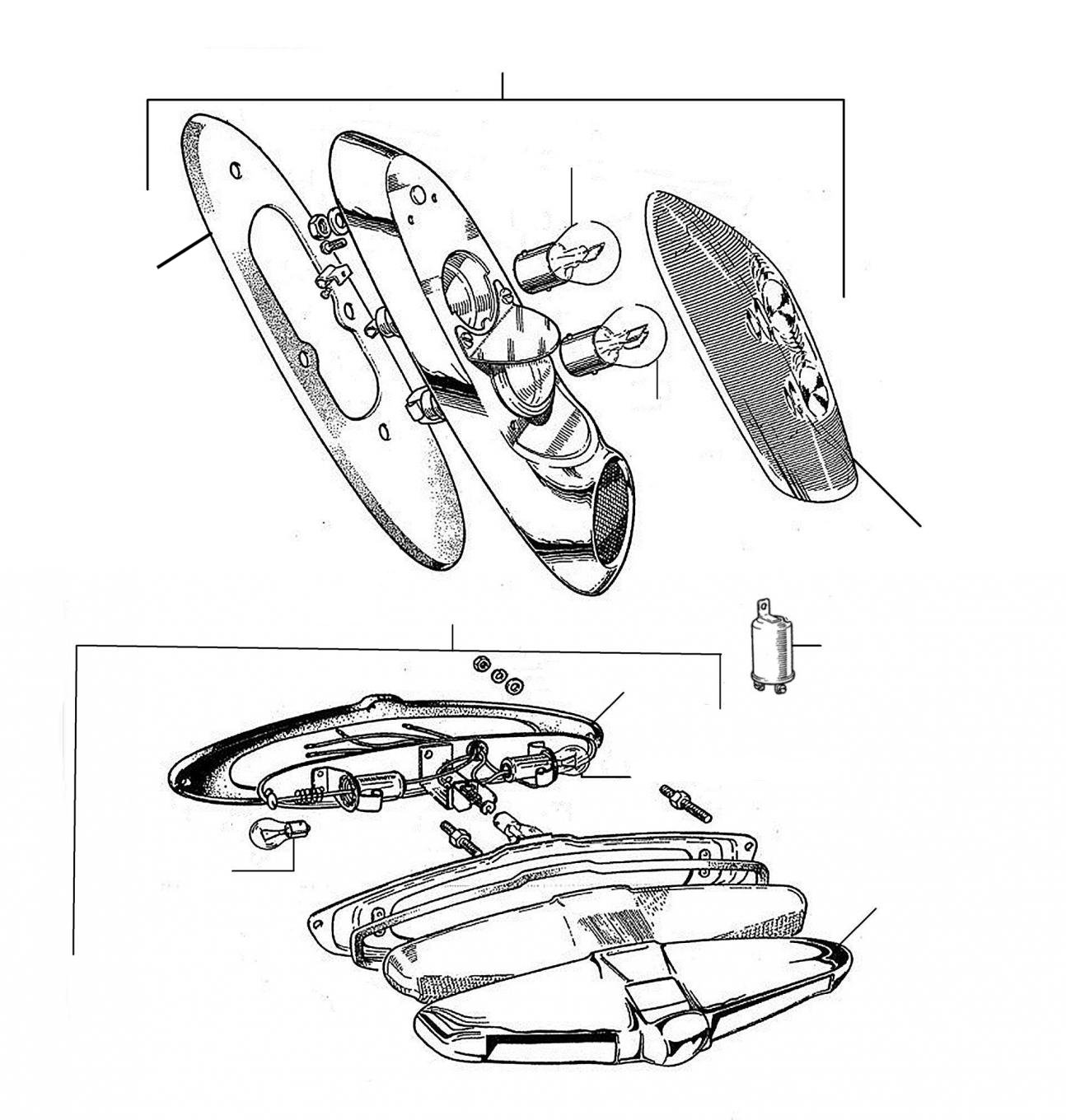 20622 Rear lamp Cloud I+II - Rear