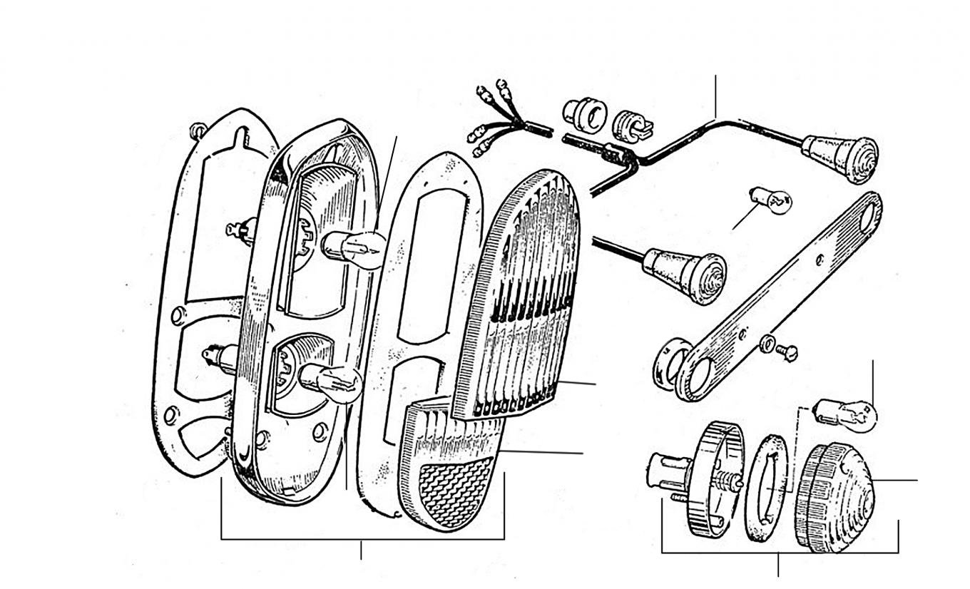 30570 Rear lamp - Two Lens Rear Lamps