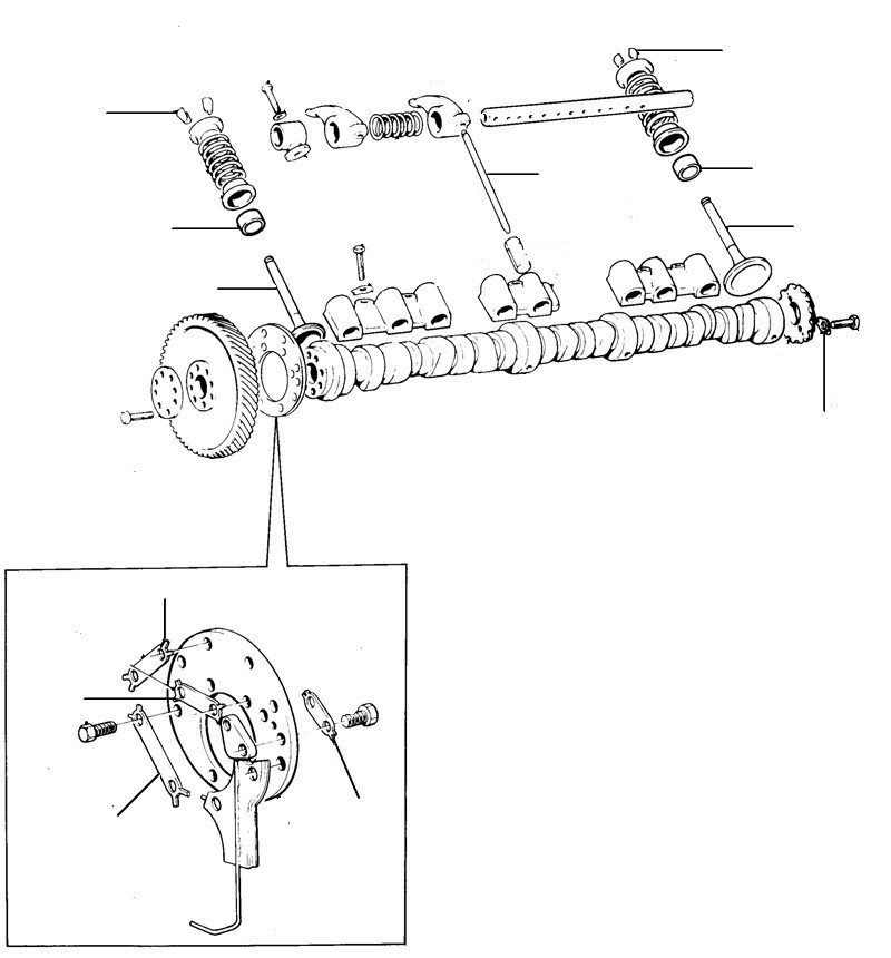 41053 Camshaft - VIN 01001 till 06750 (North America cars)