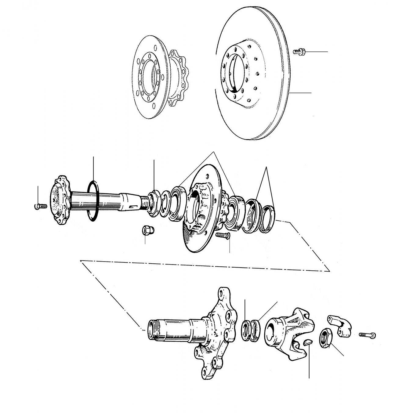 40460 Rear Brakes Discs 01001-20000 - VIN 01001 till 20000