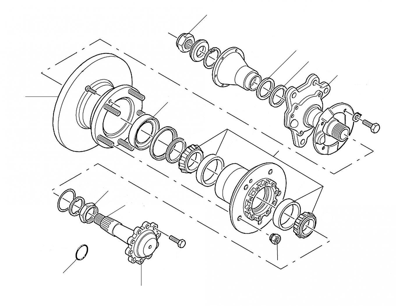 40463 Rear brakes discs 31500 onwards - VIN 31500 onwards