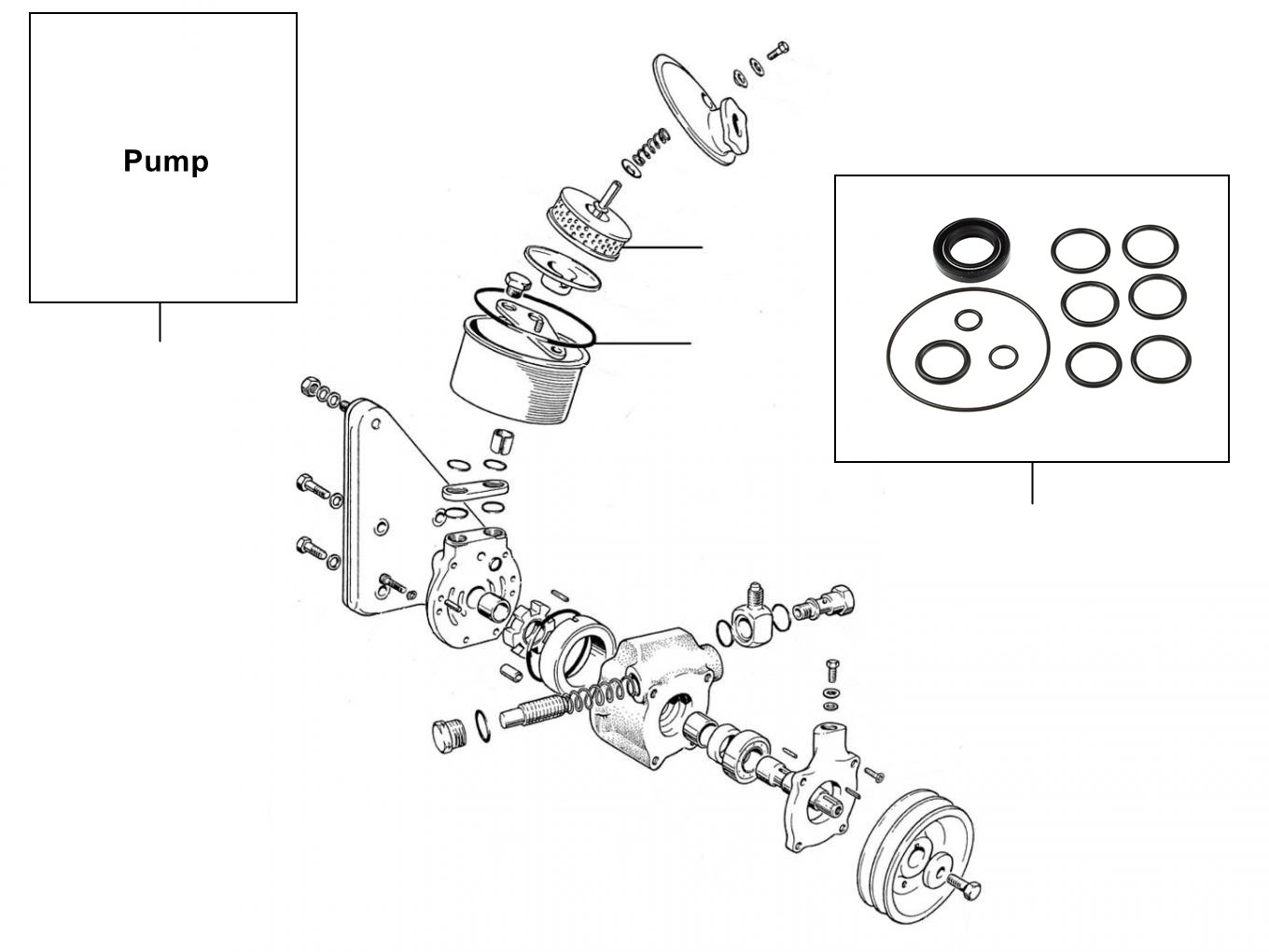 31080 Steering pump - VIN 01001-04548 (Hobourn Eaton pump)