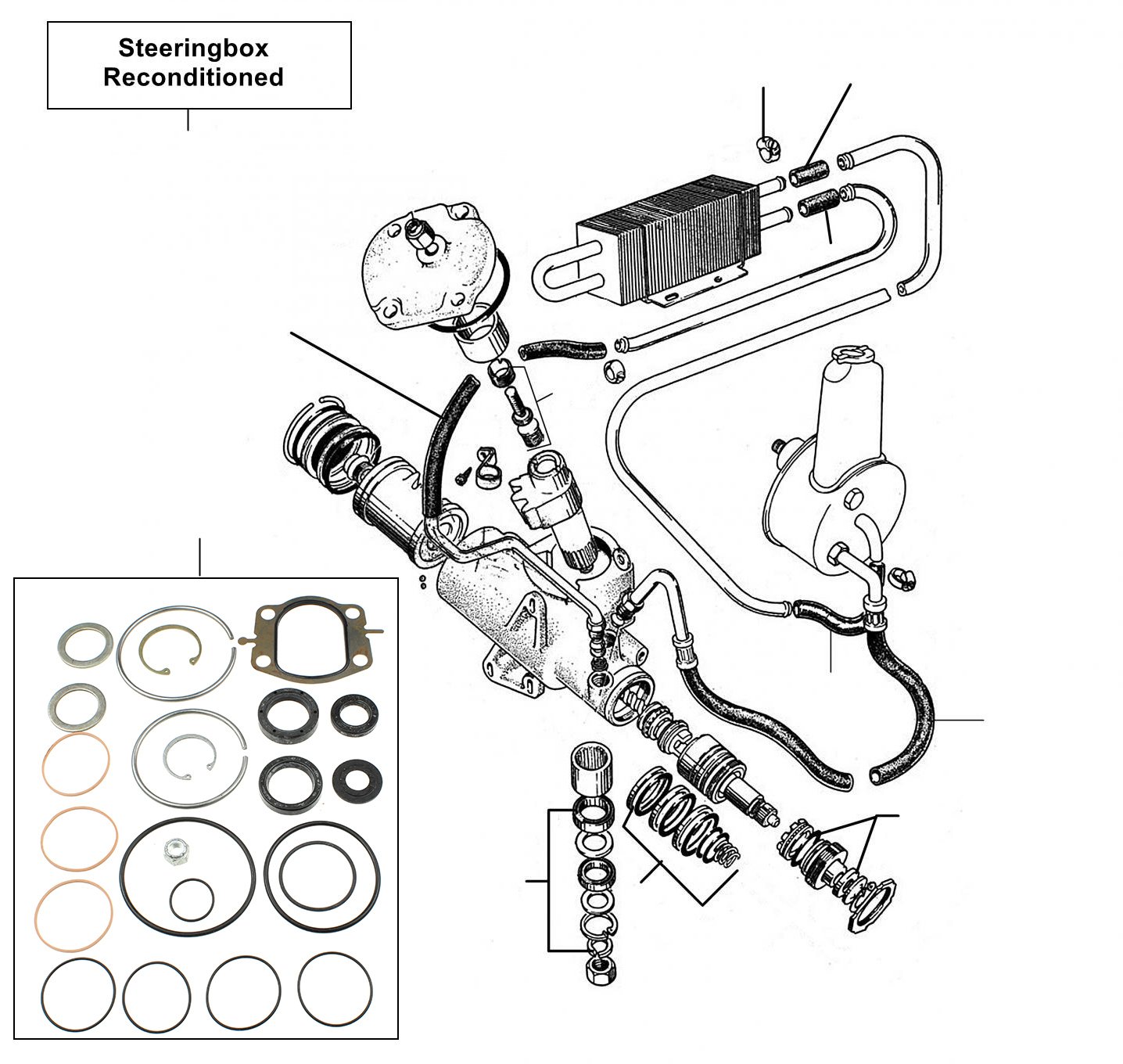 31088 Steering box - VIN 11215 till 27000