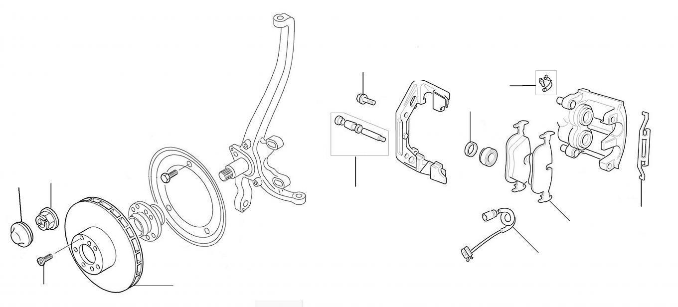 50151 front brakes - VIN 04000 onwards