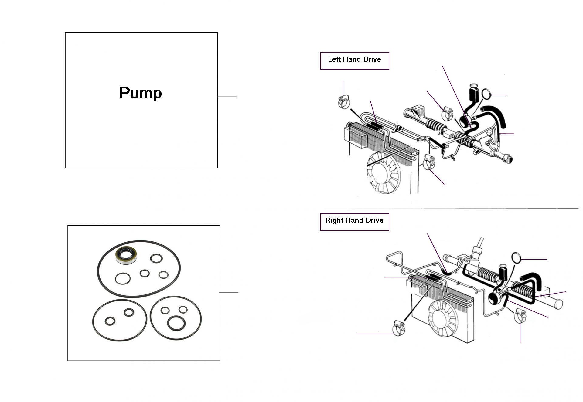 43047 Steering-Pump 10069-20000 - VIN 10069 till 20000