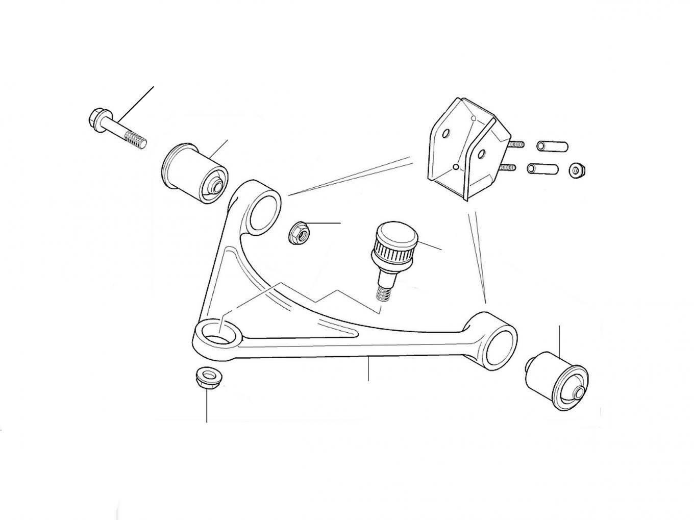 50546 Front Upper Arm - Front Upper Arm