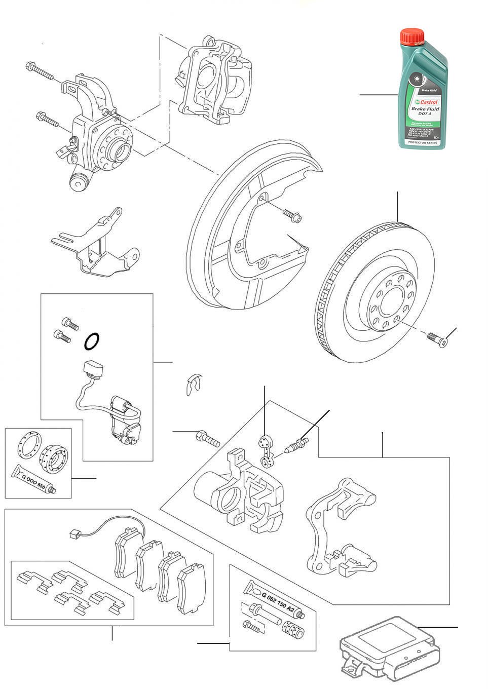 60202 Rear brakes - 2004-2018
