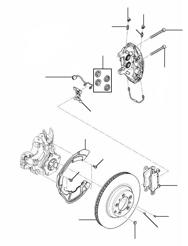 Rear brakes gt 2018 onwards - 2020 onwards