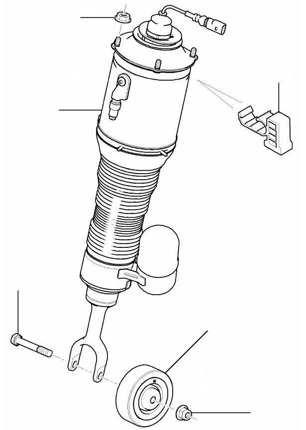 air damper front gtc 2012-2017 - GTC (2012 till 2018)