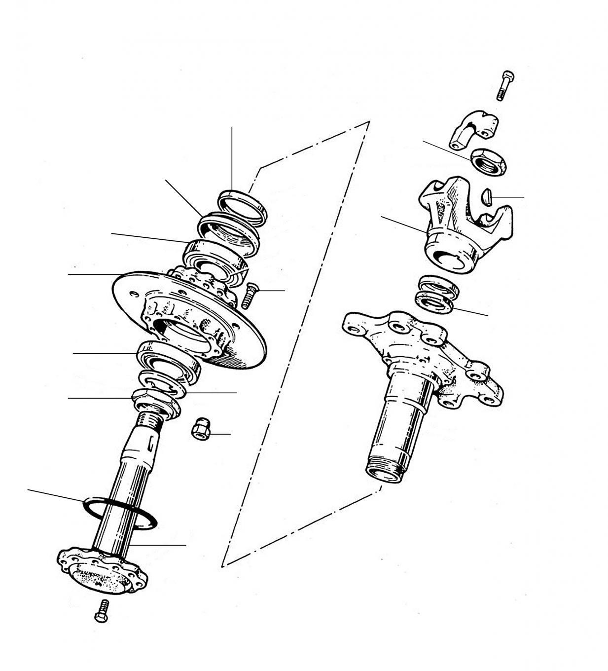 30424 Rear brake disc & wheel bearings - Disc & Wheel Bearings