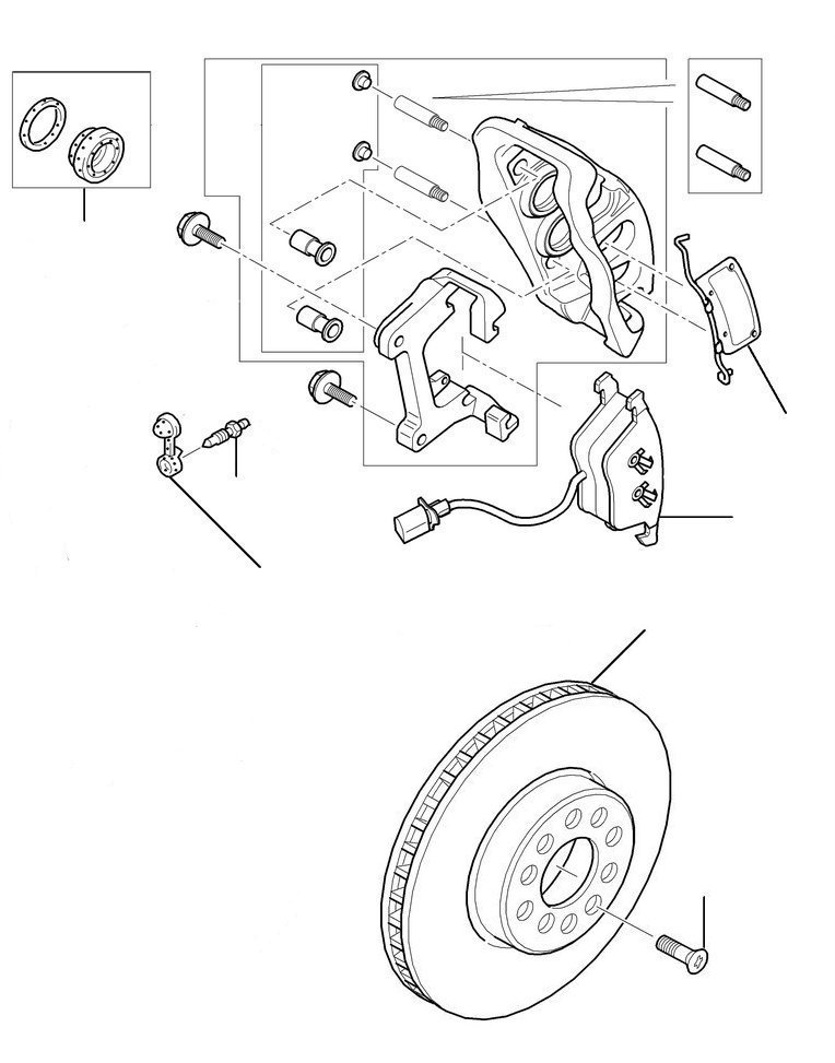 60200 Front brakes - 2004-2017