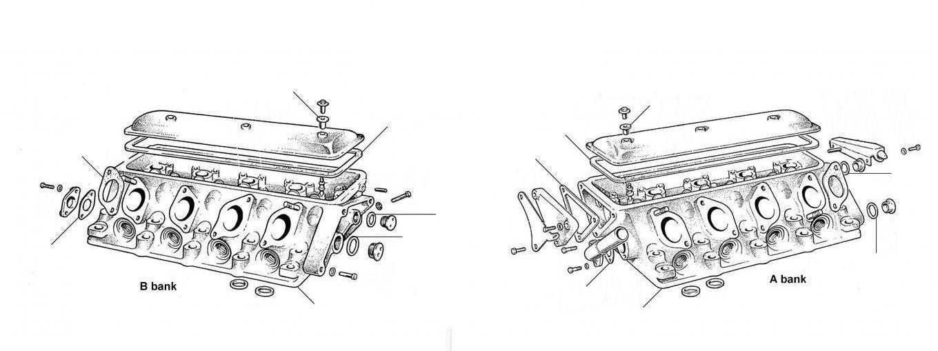 20754-20772 Cylinderhead - Cylinder Head & Rocker Cover Gaskets