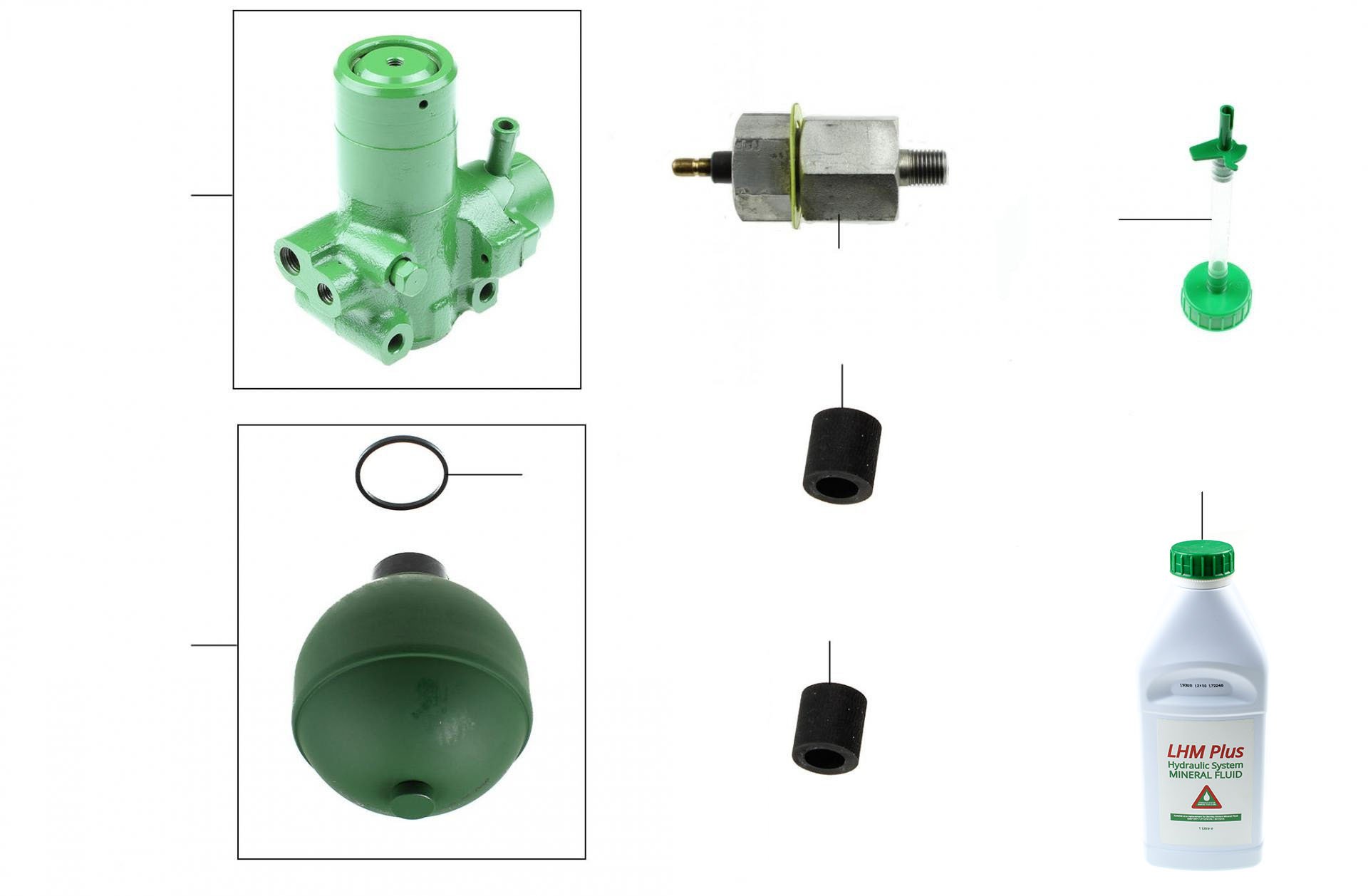 40434 Accumulator Spheres & Valve Bodies - Accumulator Spheres, Valve Bodies & Switch