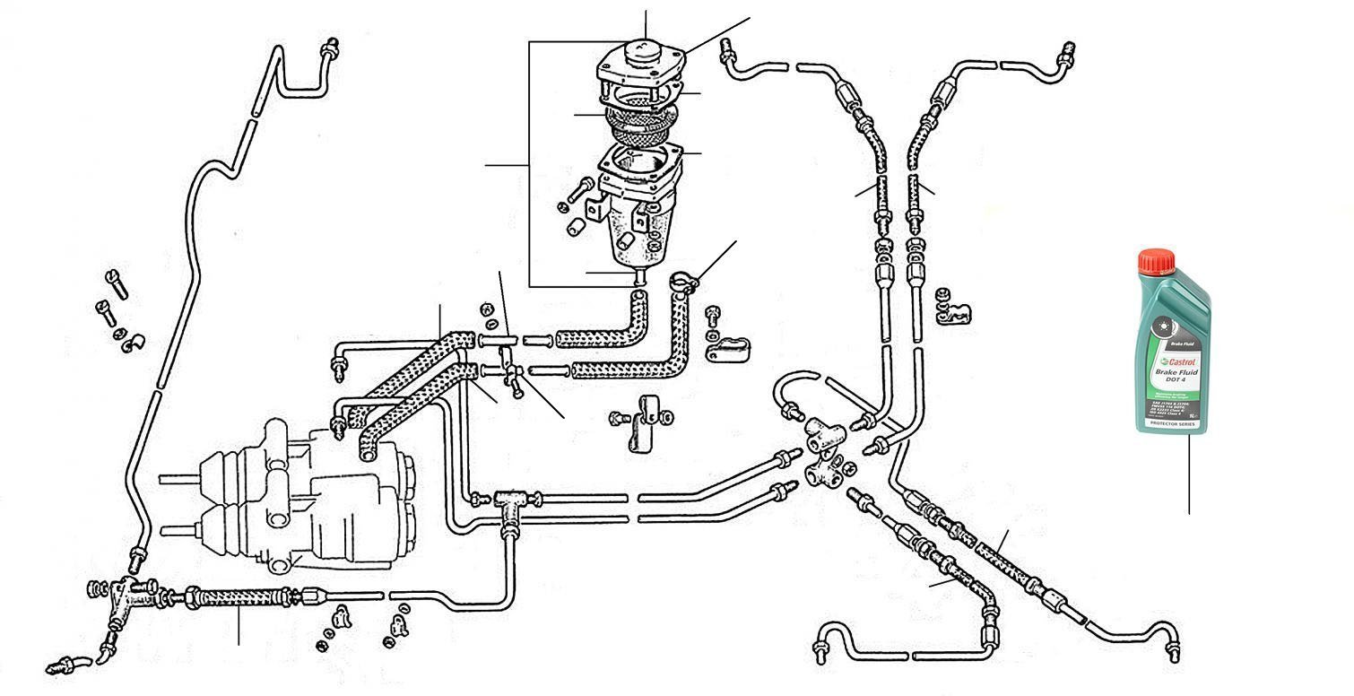 20304 Brake reservoir - Brake Hoses