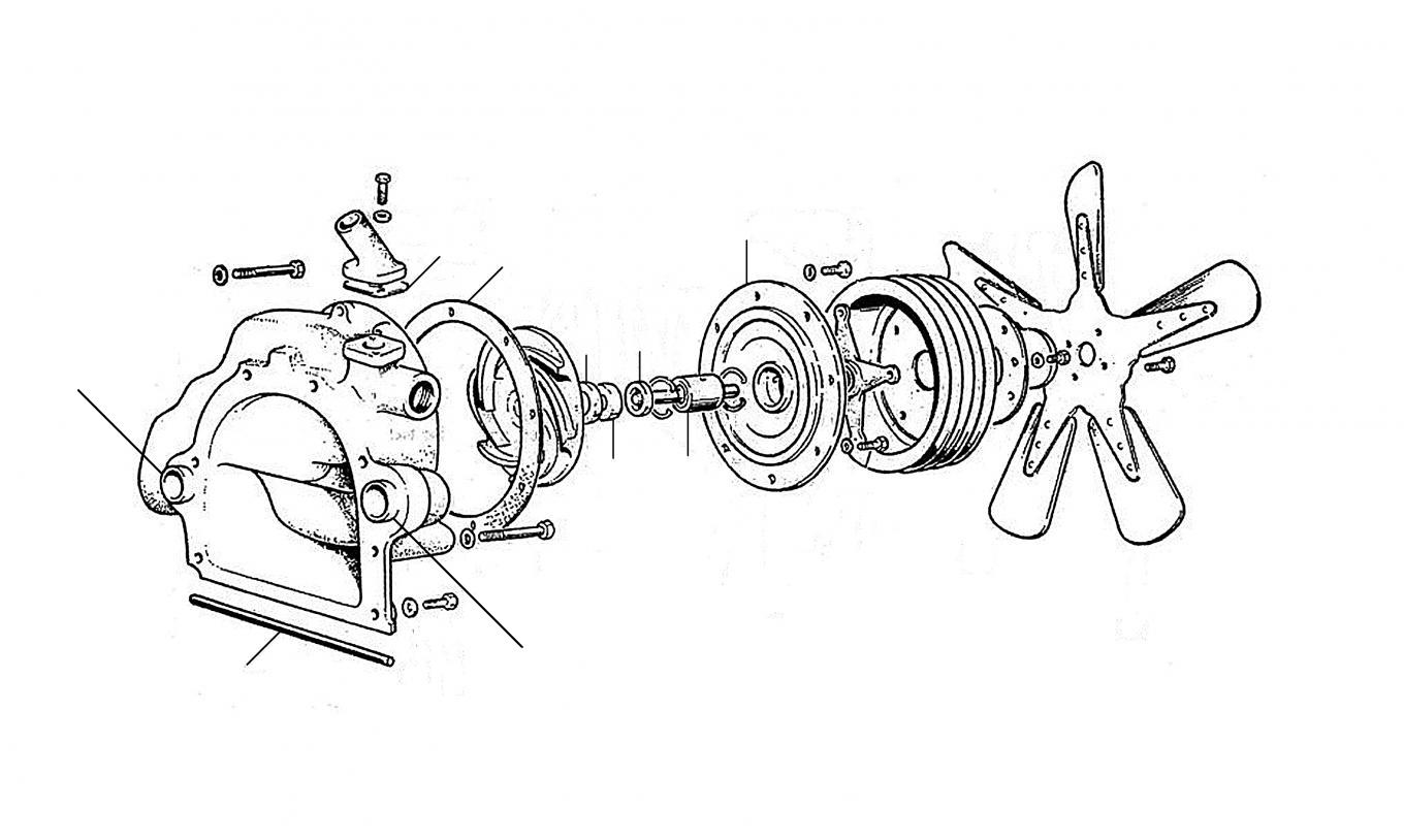 20527 Coolant pump Cloud II+III - Water Pump