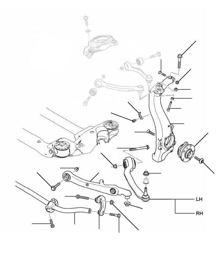 Lower arm Flying Spur 2014 till 2019 - 2014 till 2019