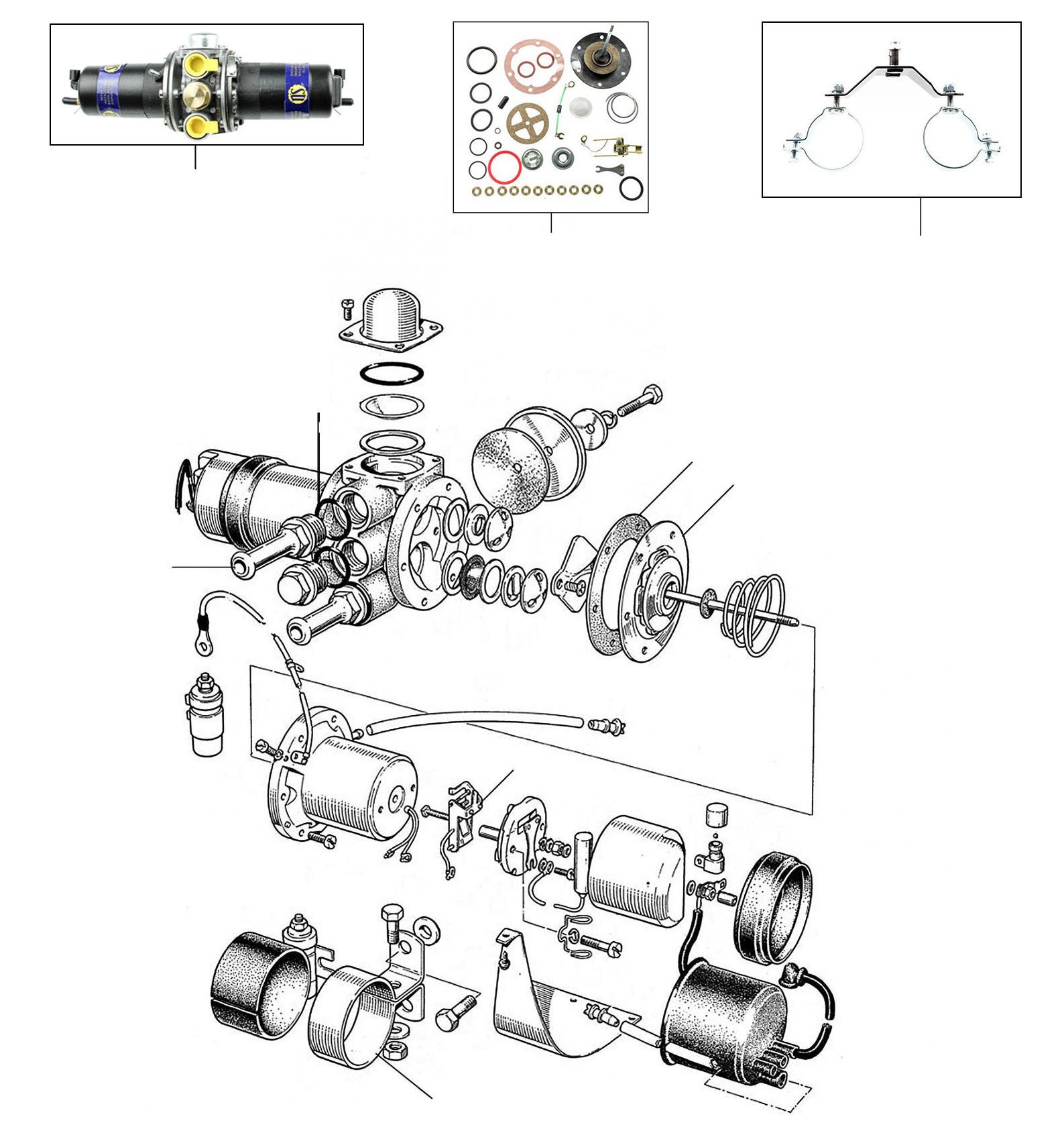 30940 Fuel pump - VIN 01001 till 27000