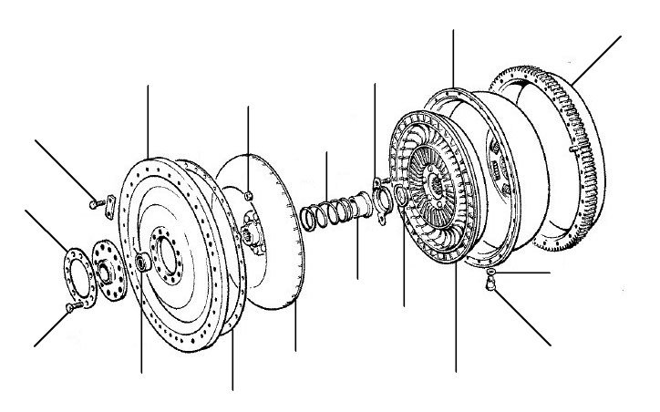 gearbox s cloud 1 torus ring gear seperate starter ring - Flywheel with separate starter ring