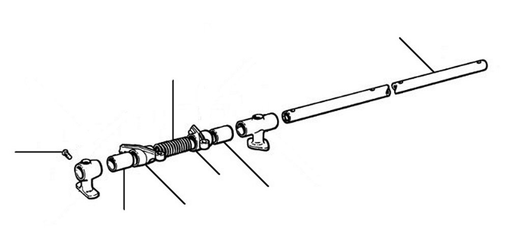 Rocker shaft 1945 4.25L - Rocker Shaft