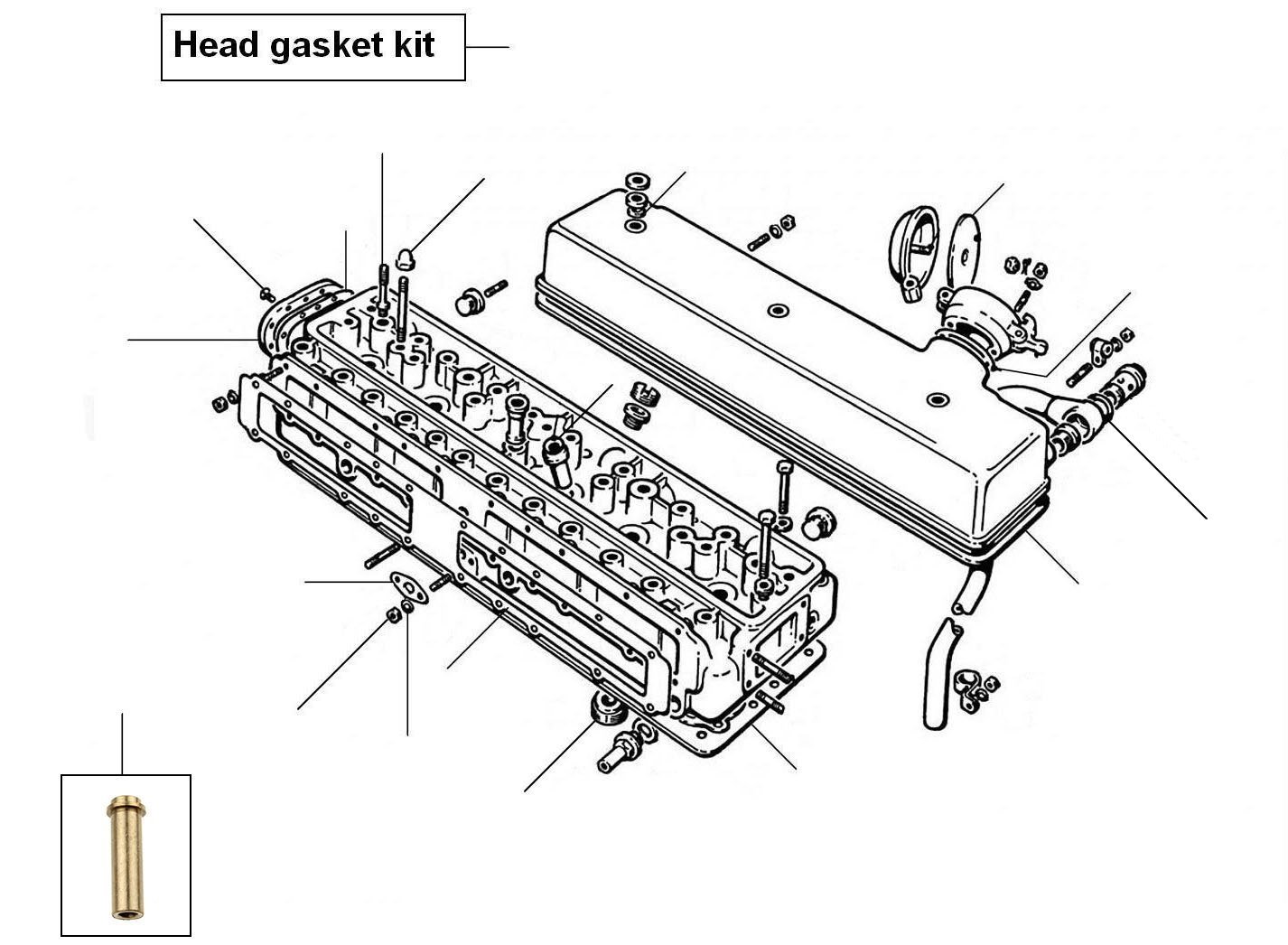 20710 Cylinderhead - Engine Gaskets Top