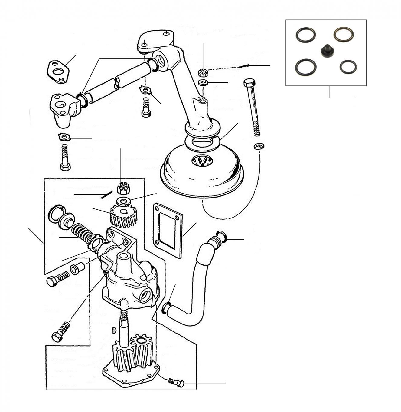 30748 Oil pump 39628-onwards - VIN 39628 onwards