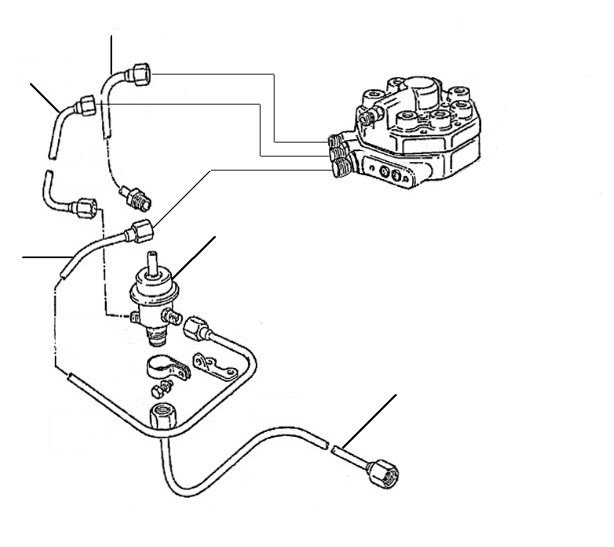 Fuel pressure regulator turbo VIN 20001-23935 - VIN 20001 till 23935