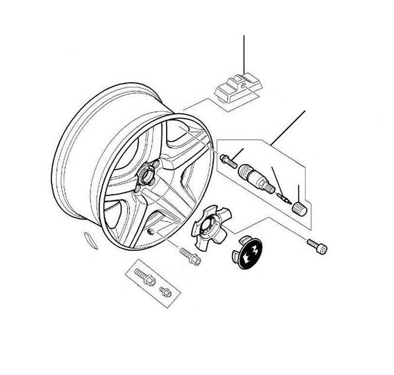 Tyre pressure sensor GT 2004-2005 - 2004 till 2005