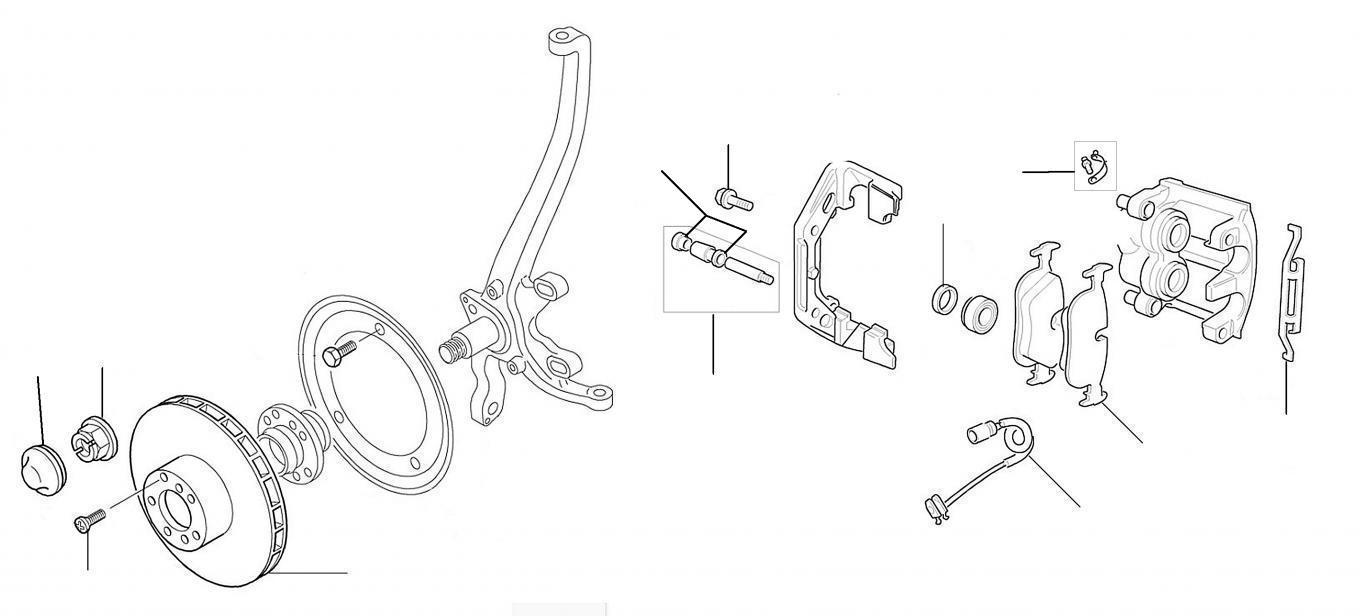 50151 front brakes - VIN 04000 onwards