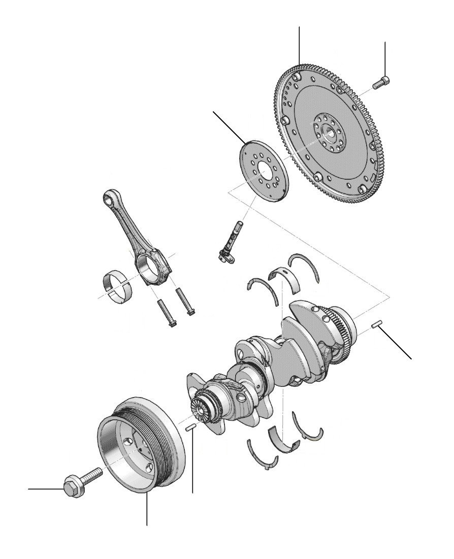 Crank pulley bentayga V6 - V6 Petrol