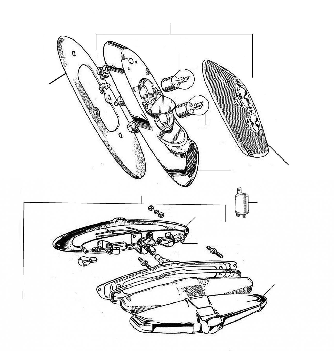 20622 Rear lamp Cloud I+II - Rear