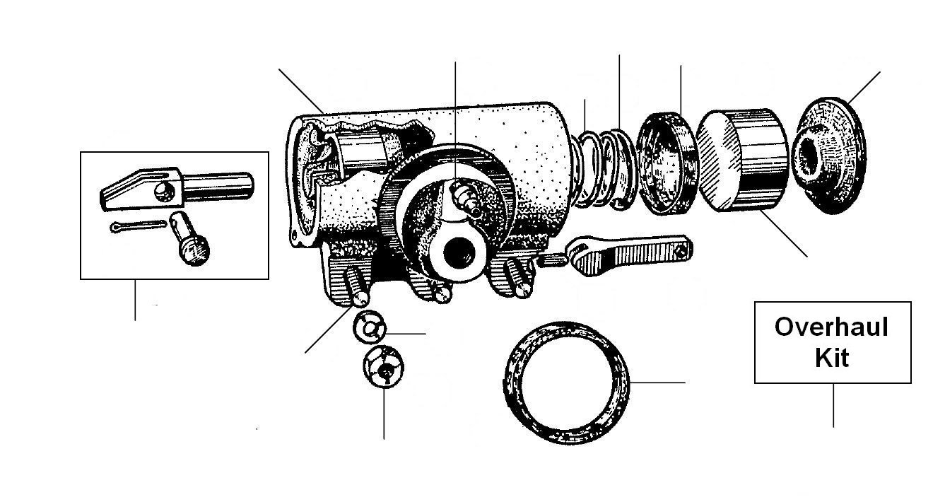 Front wheel cylinder from Gt - Front Wheel Cylinder