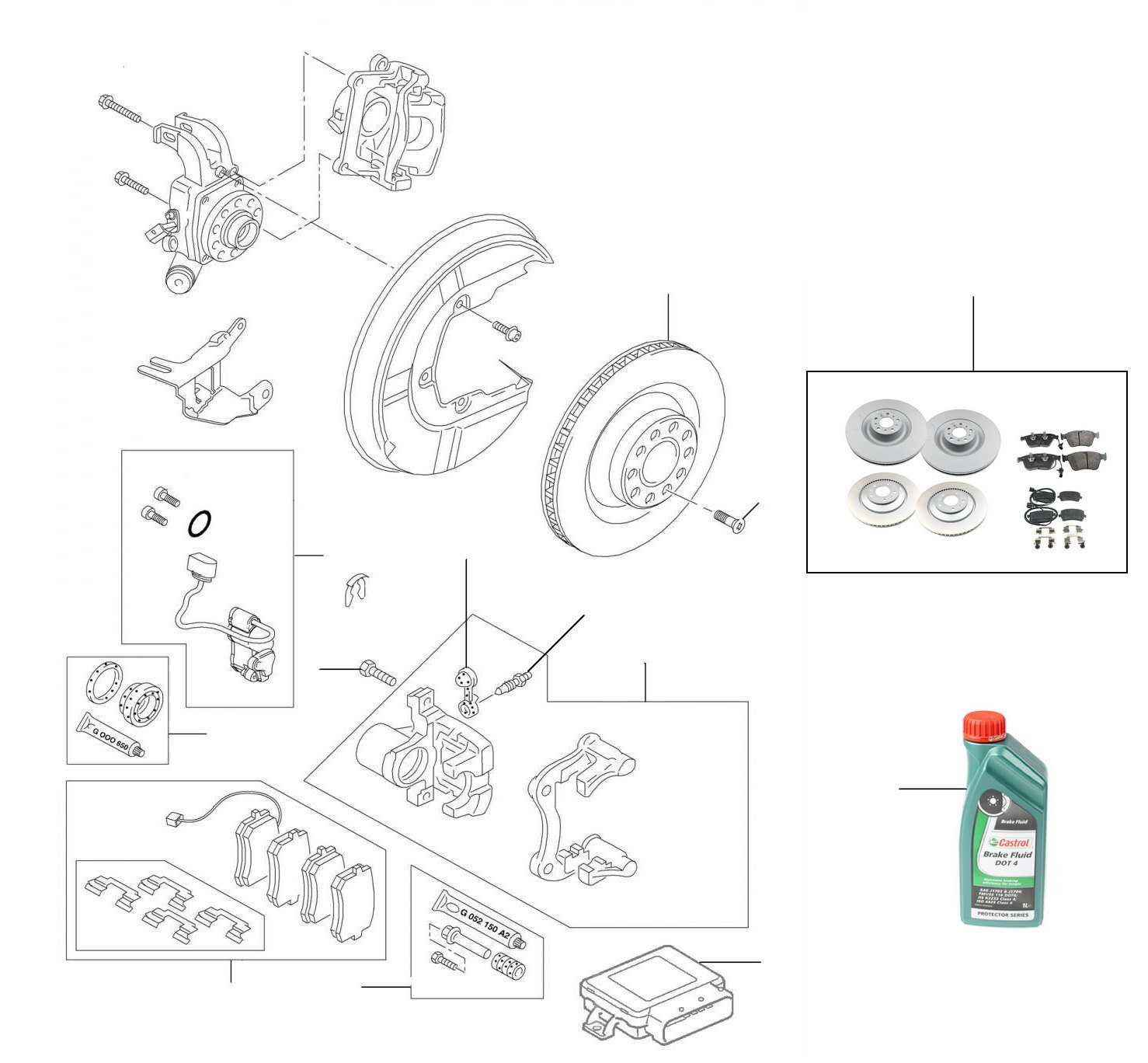 60202 Rear brakes - 2005-2019