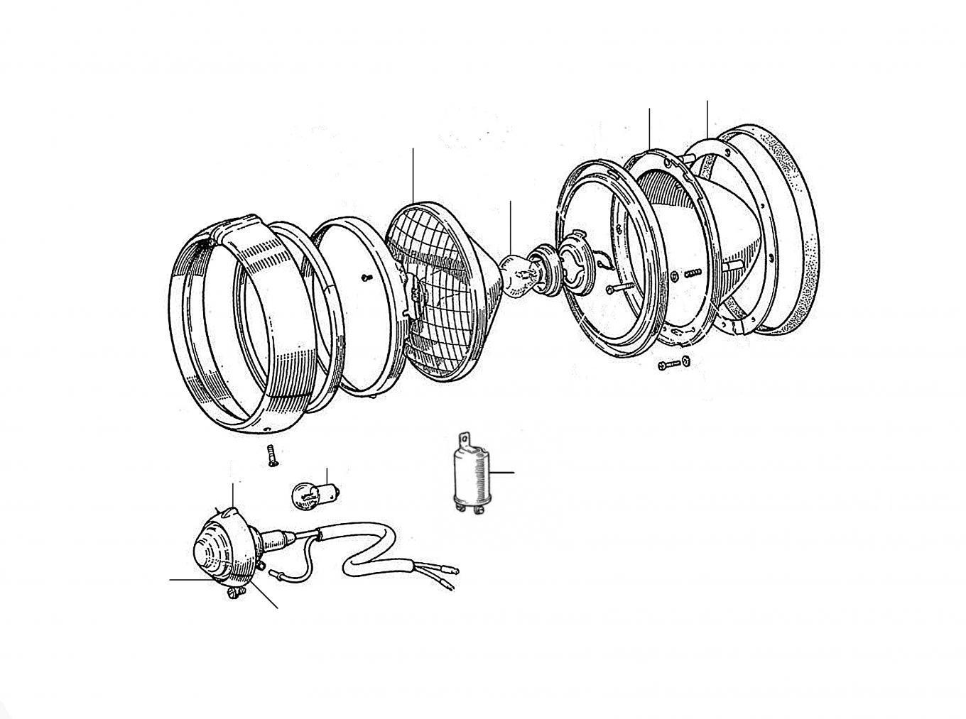 20620 Headlamp Cloud I+II - Front